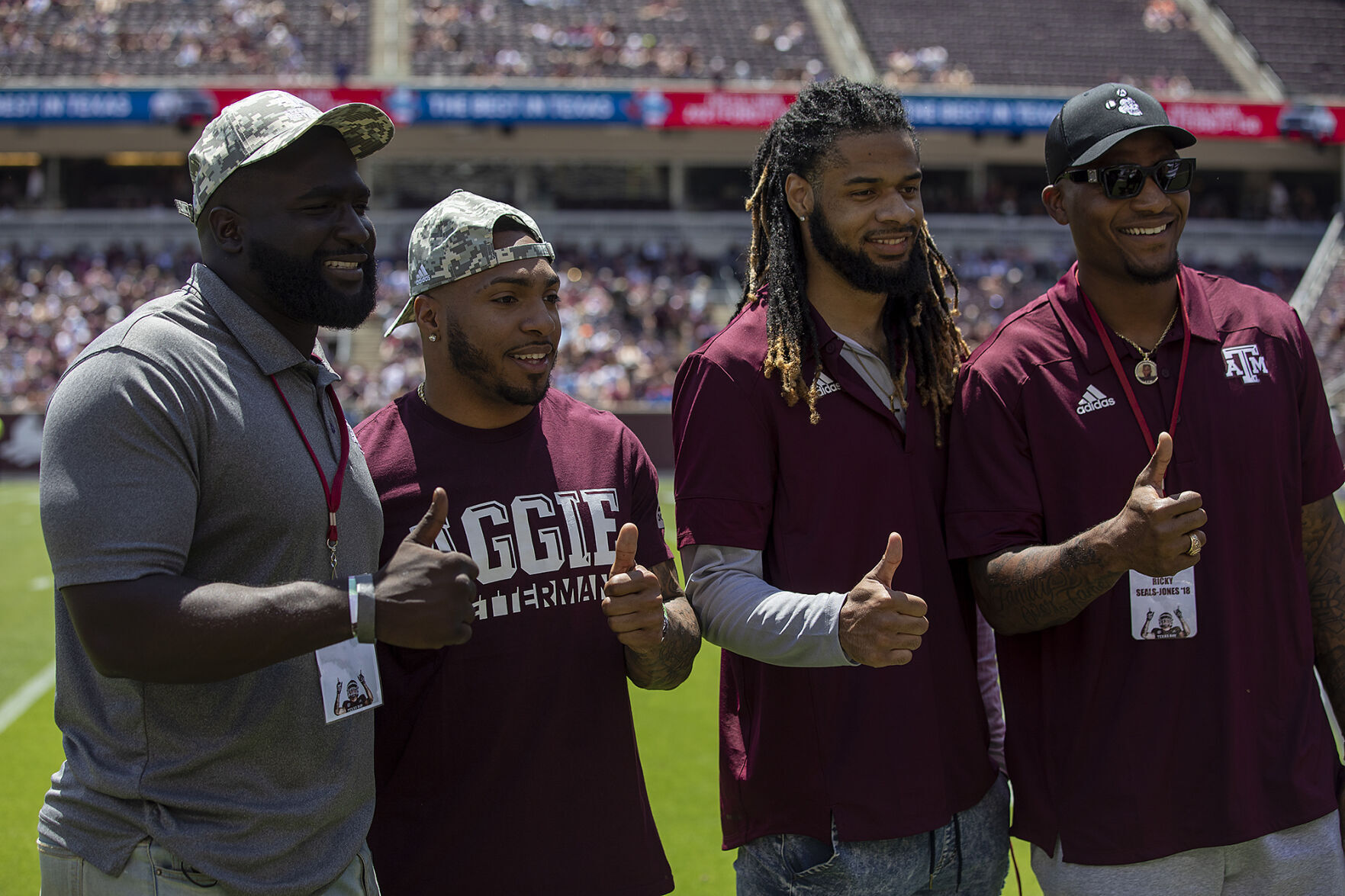 Maroon & White